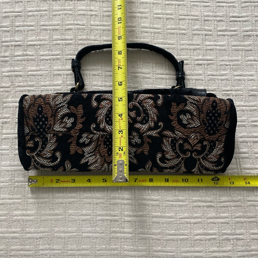 Vintage Marshall Field’s embroidered rhinestone purse. - Picture 9 of 10